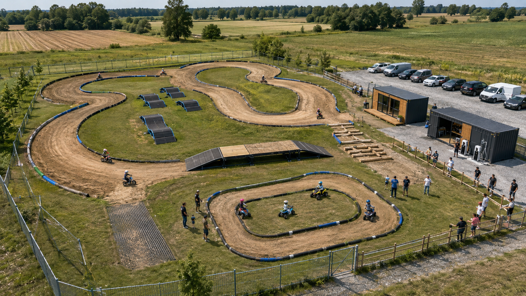 Koncepcja modułowego toru elektromotorsportowego